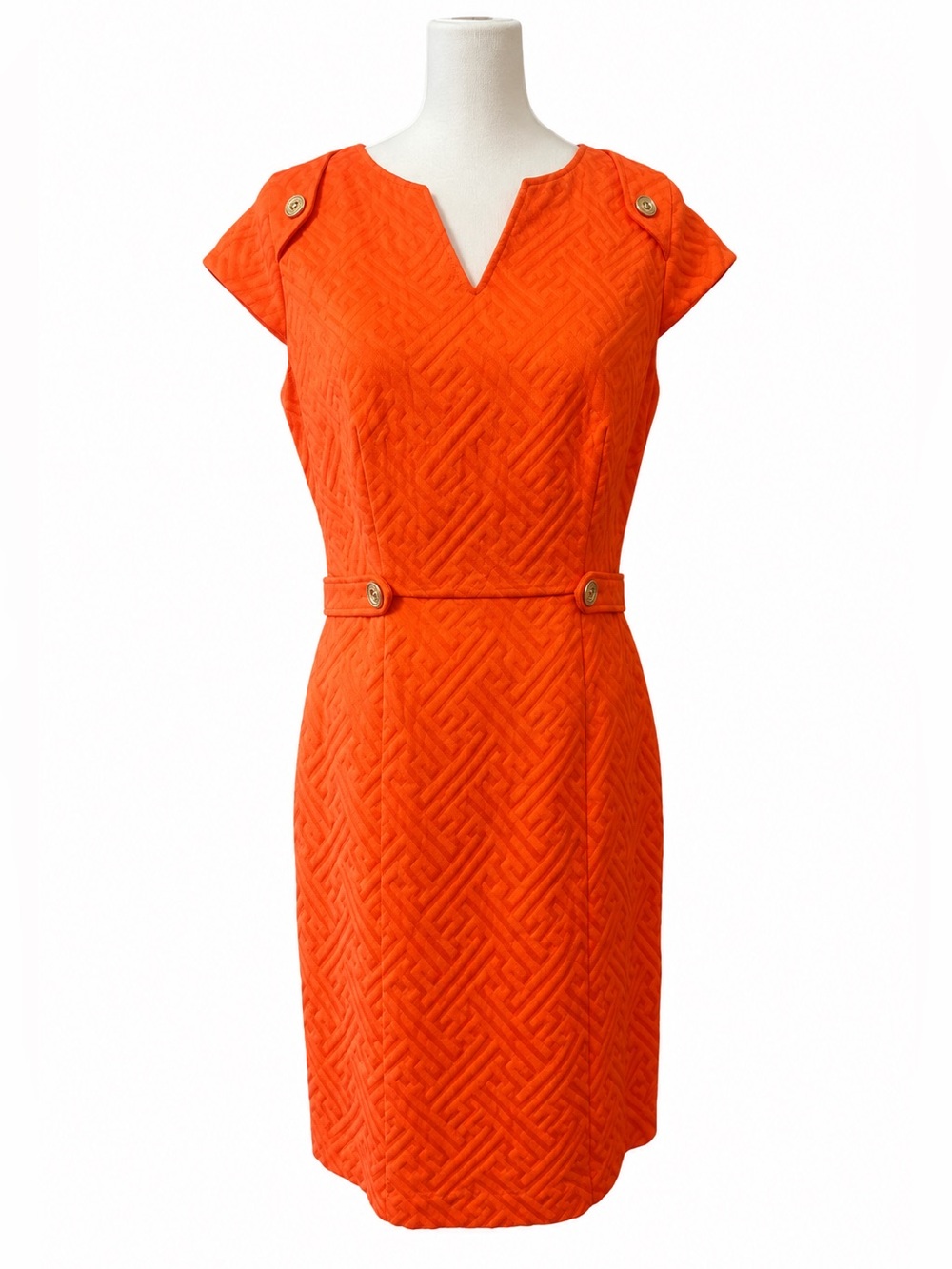 NWT Liz Claiborne orange size 12 classic dress